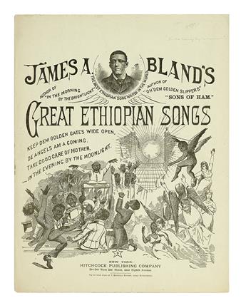 (MUSIC--MINSTRELSY.) Large collection of sheet music including: Original Christy Minstrels * Jim Crow. *